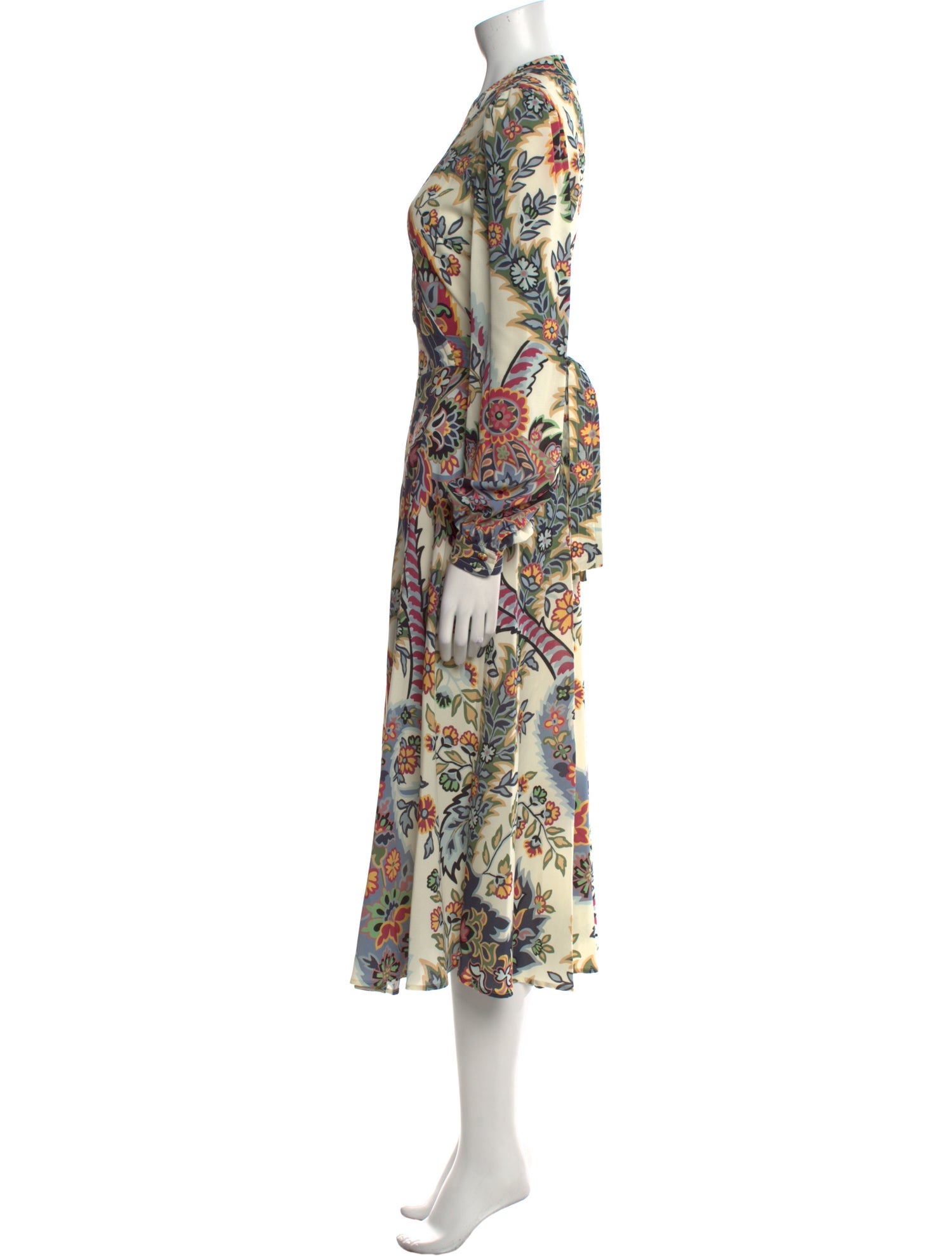 Etro Paisley Print Long Dress