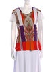 Etro Printed Scoop Neck T-Shirt