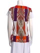 Etro Printed Scoop Neck T-Shirt
