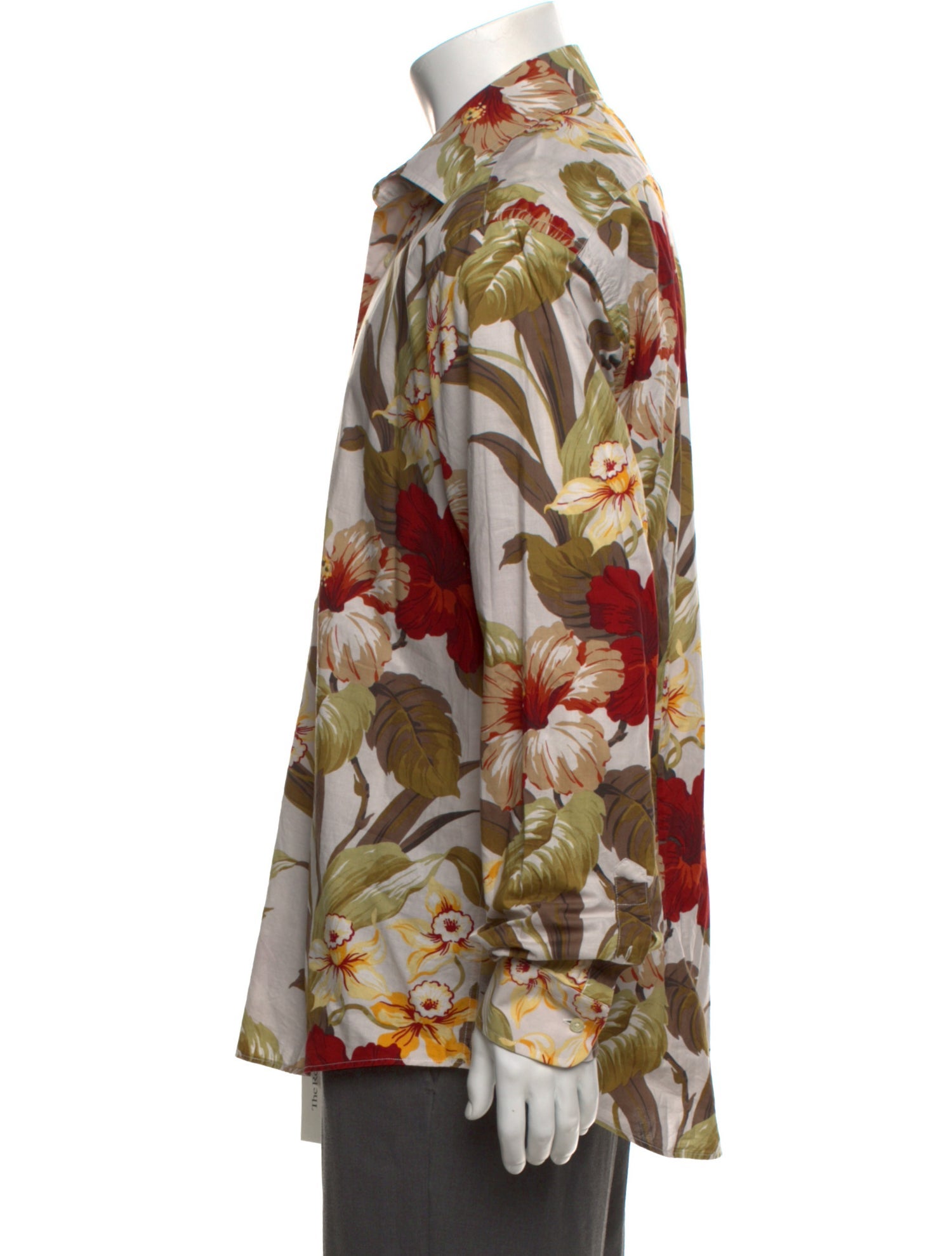 Etro Floral Print Long Sleeve Shirt