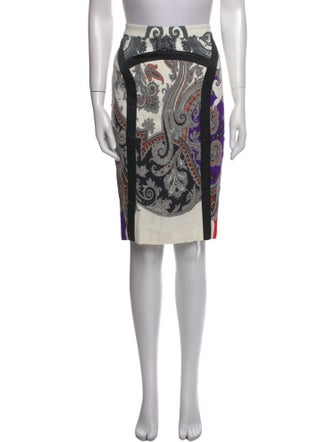 Etro Printed Knee-Length Skirt