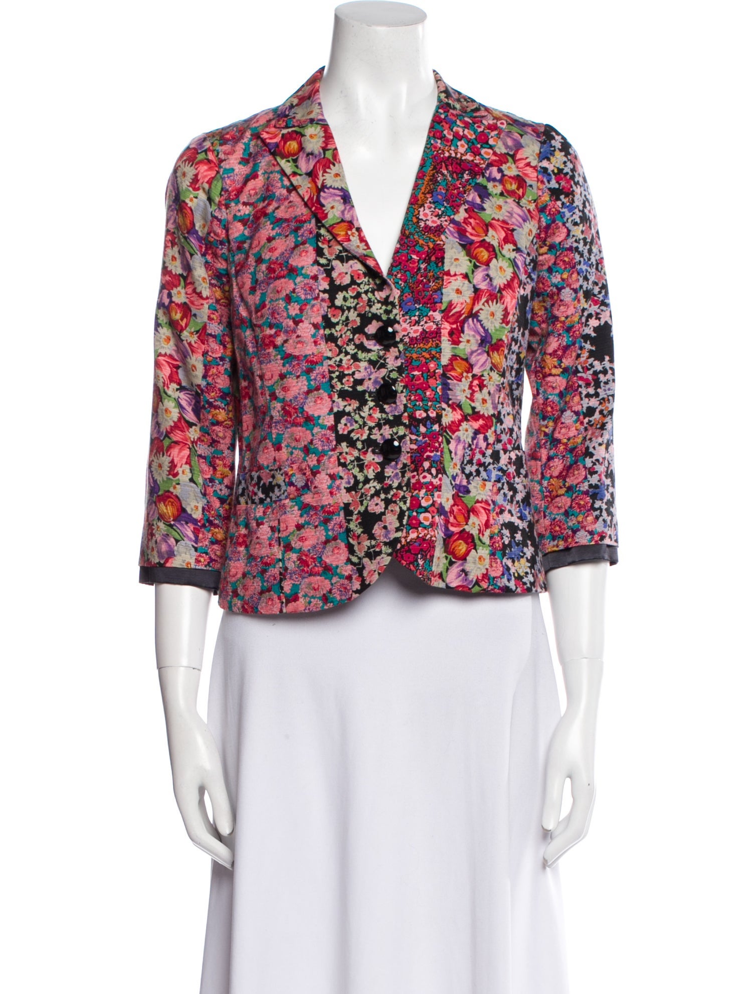 Etro Floral Print Blazer