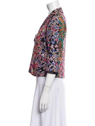 Etro Floral Print Blazer