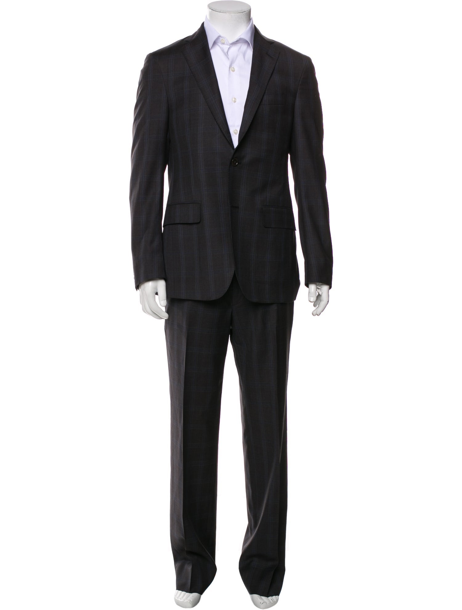Etro Wool Striped Two-Piece Suit