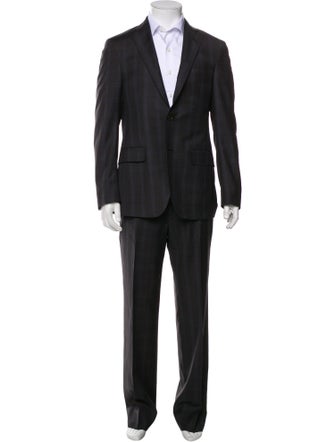Etro Wool Striped Two-Piece Suit