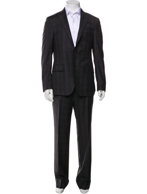 Etro Wool Striped Two-Piece Suit