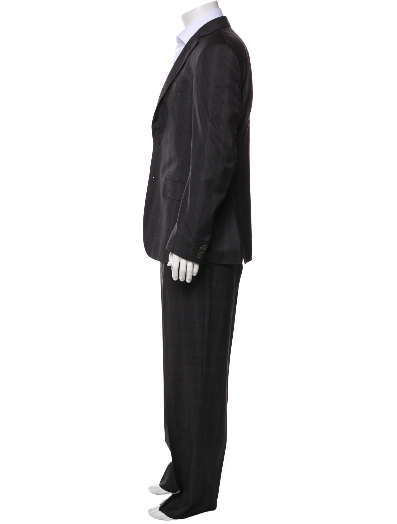 Etro Wool Striped Two-Piece Suit