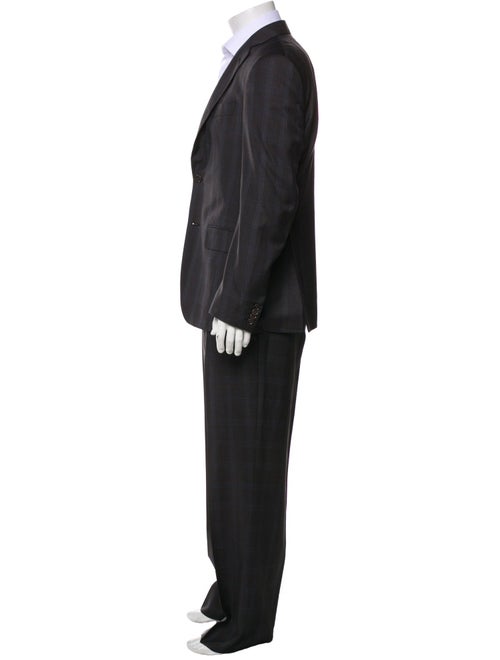 Etro Wool Striped Two-Piece Suit