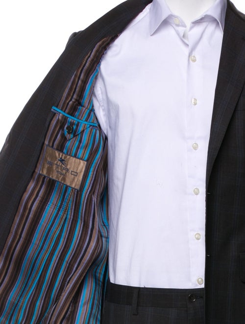 Etro Wool Striped Two-Piece Suit