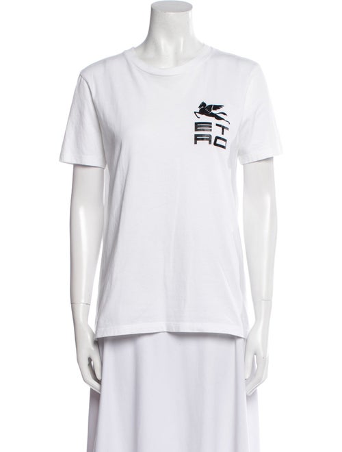 Etro Graphic Print Crew Neck T-Shirt