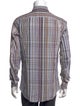 Etro Plaid Print Long Sleeve Dress Shirt