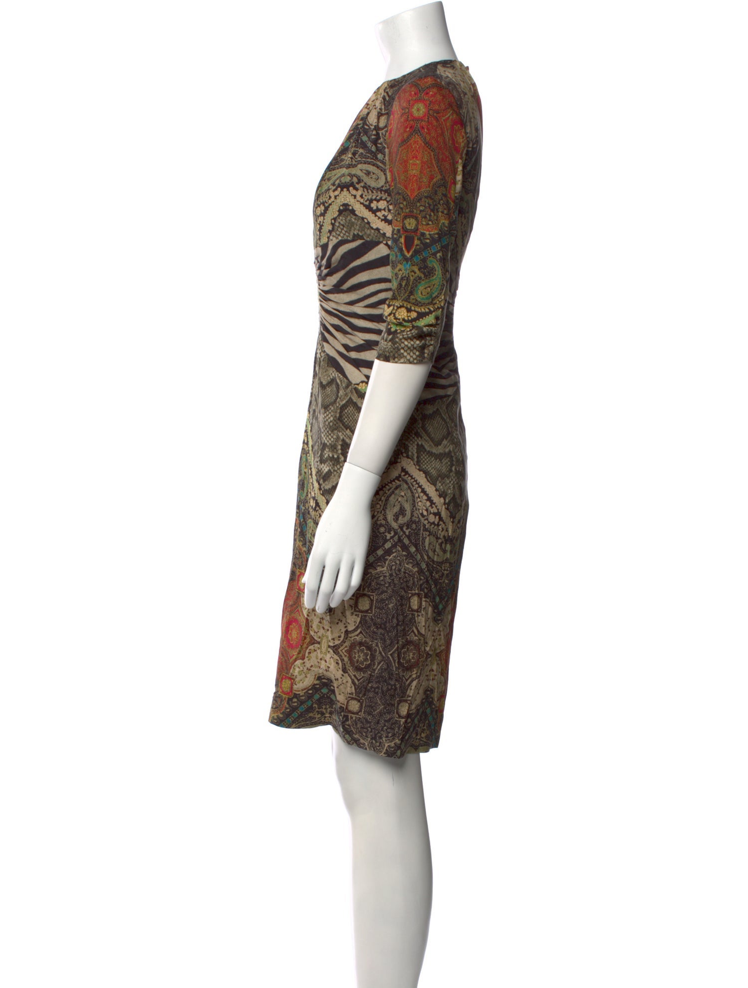 Etro Silk Knee-Length Dress