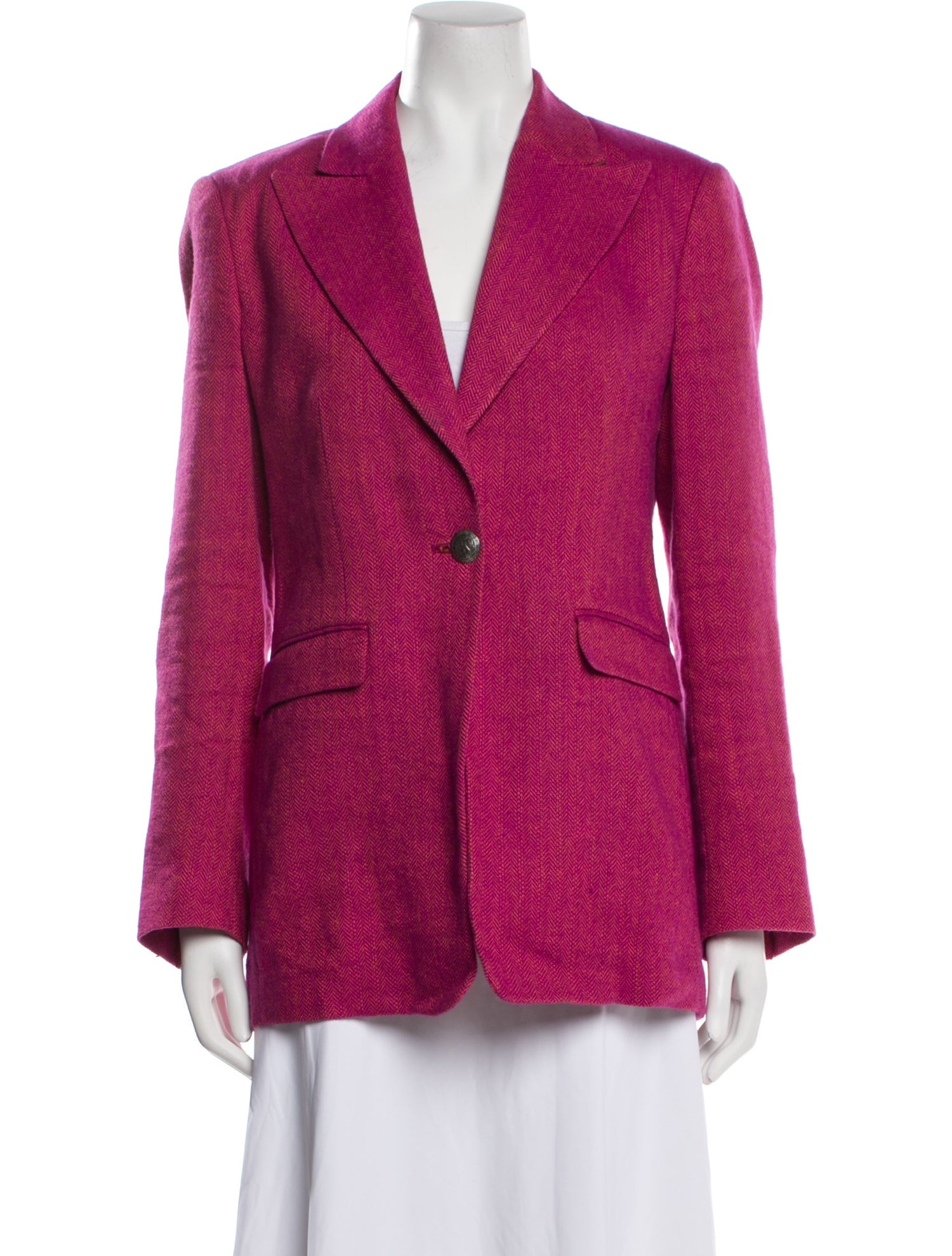 Etro Linen Printed Blazer