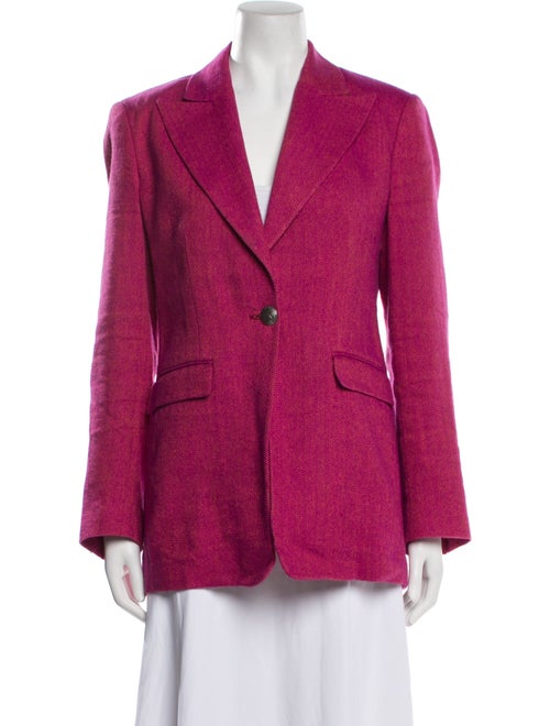 Etro Linen Printed Blazer