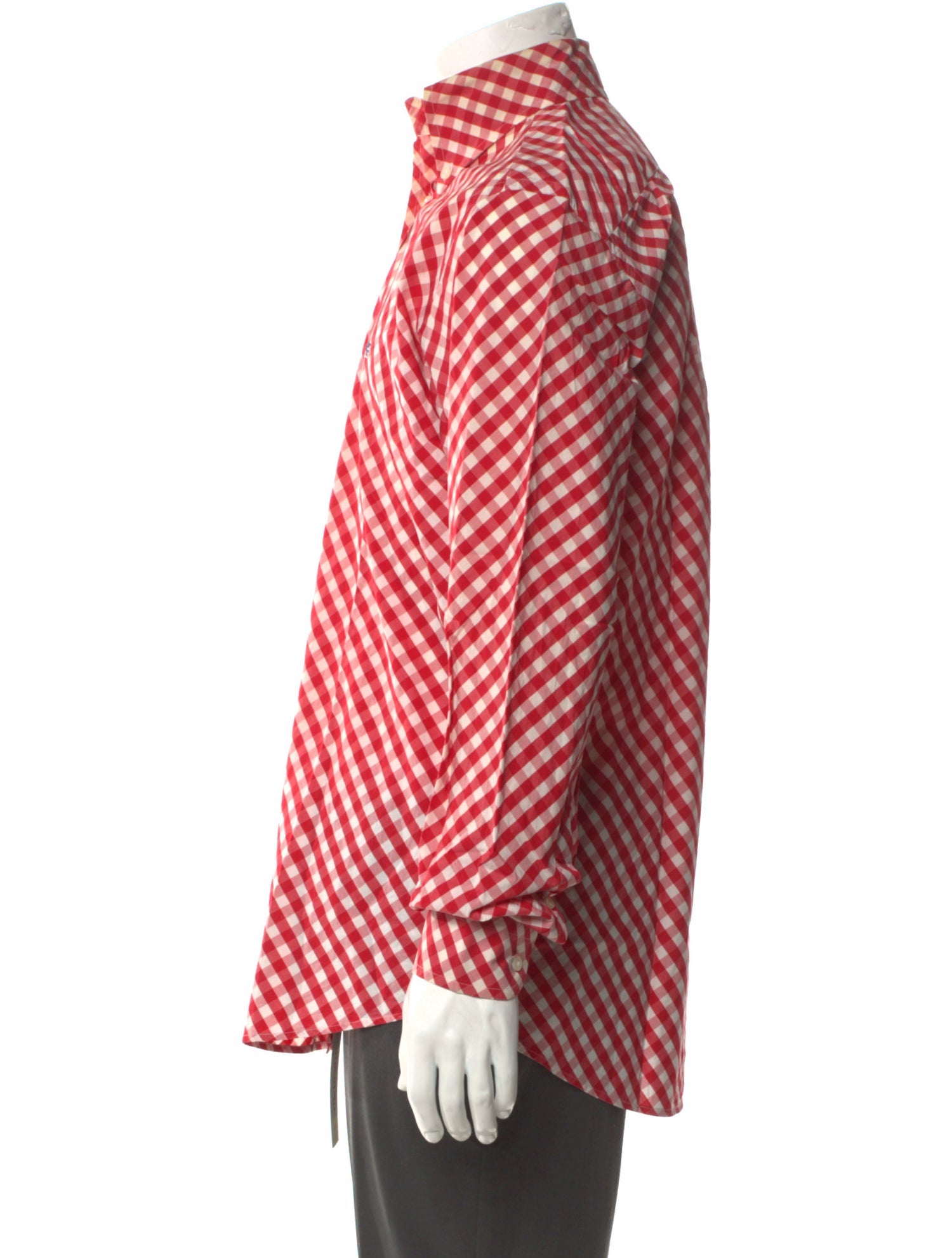 Etro Plaid Print Long Sleeve Shirt