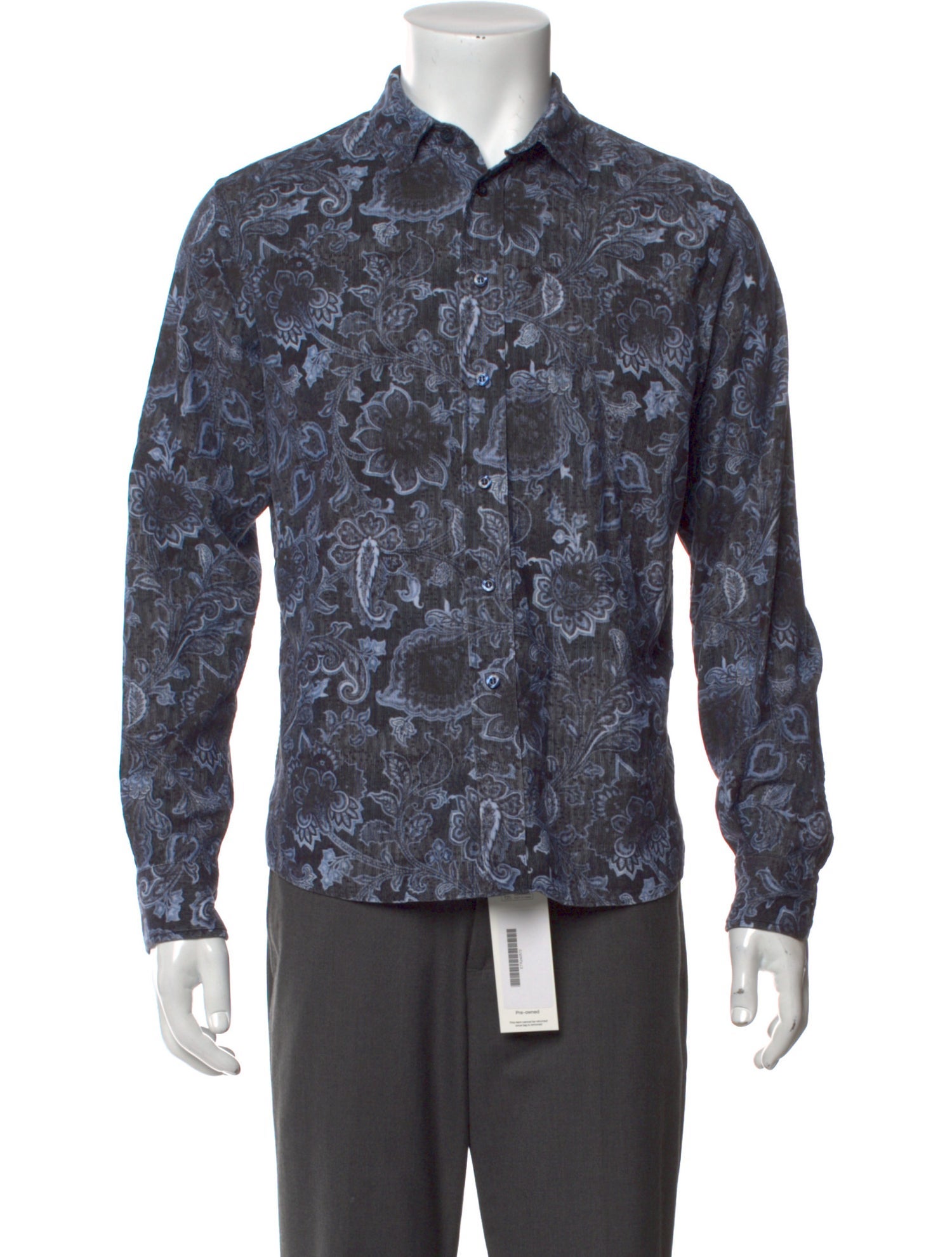 Etro Floral Print Long Sleeve Shirt