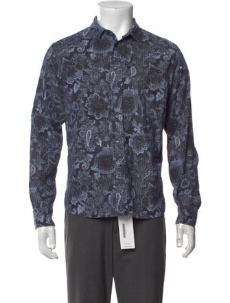 Etro Floral Print Long Sleeve Shirt