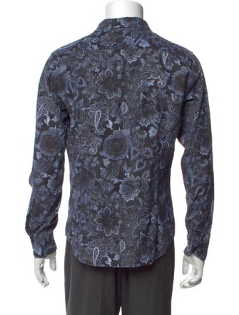 Etro Floral Print Long Sleeve Shirt