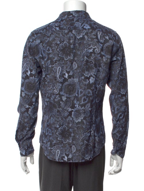 Etro Floral Print Long Sleeve Shirt