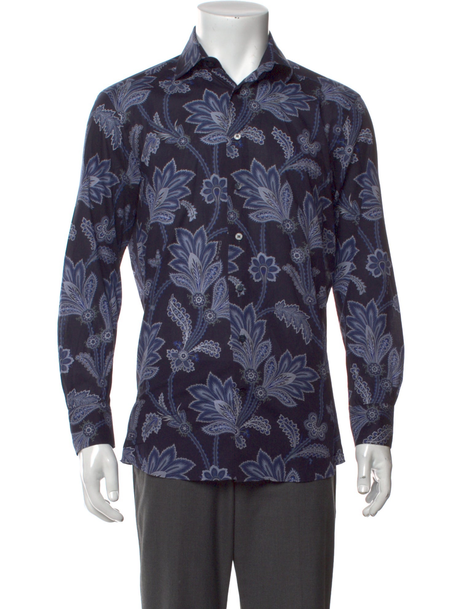 Etro Floral Print Long Sleeve Shirt