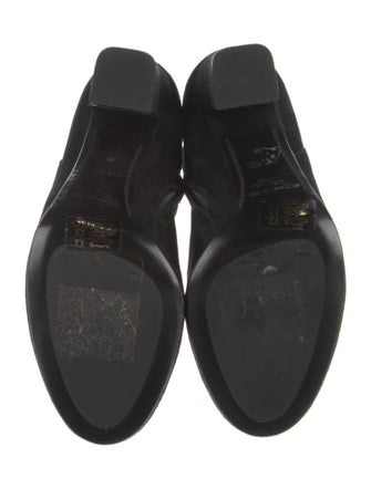 Etro Suede Embroidered Accent Boots