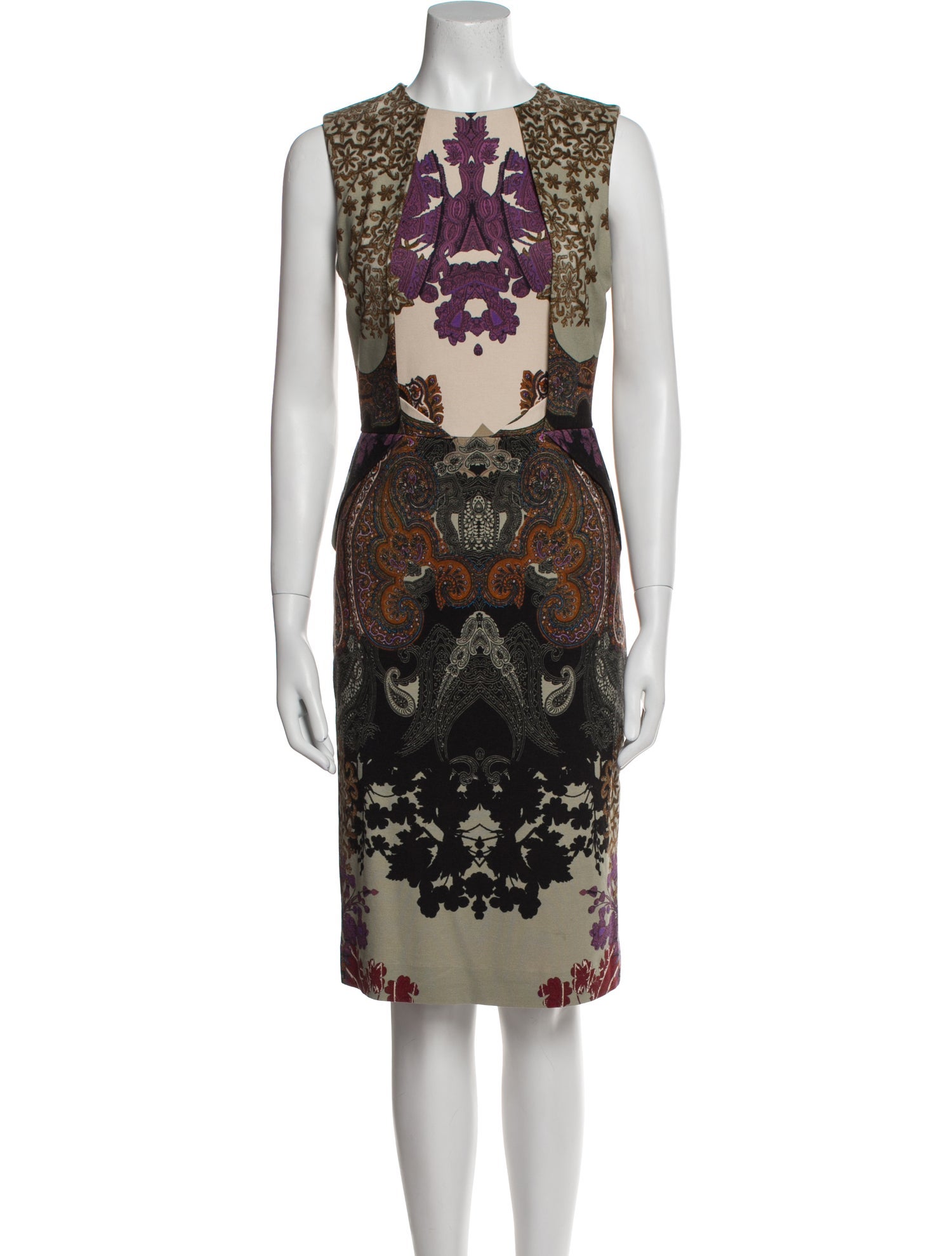 Etro Printed Knee-Length Dress