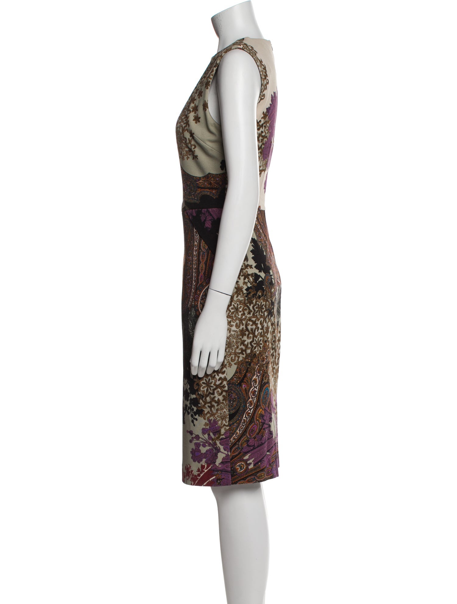 Etro Printed Knee-Length Dress
