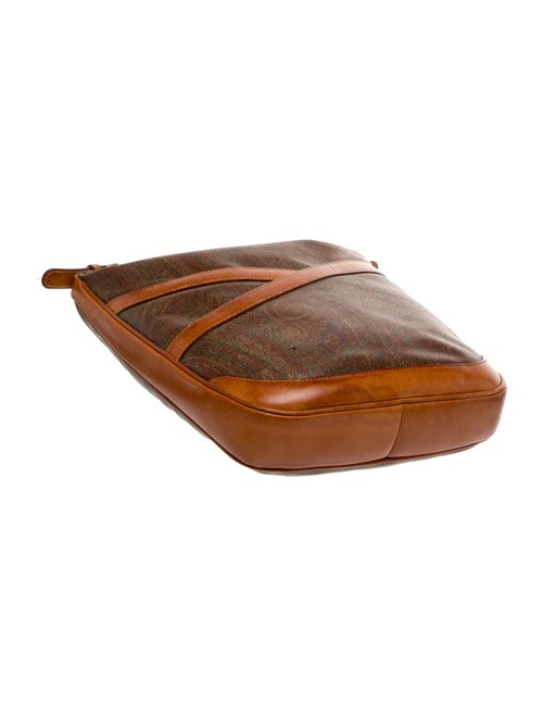 Etro Leather Messenger Bag