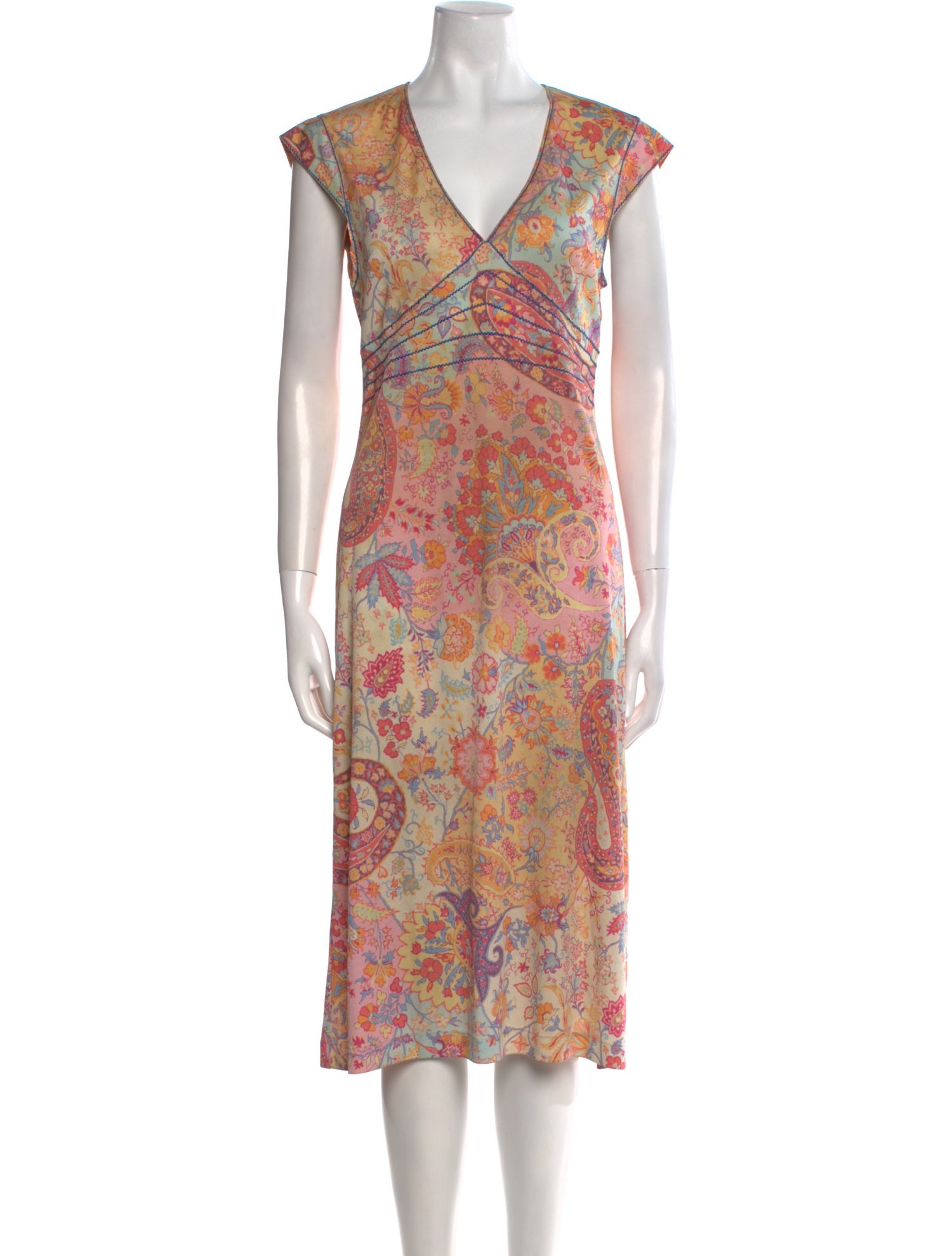 Etro Printed Midi Length Dress