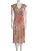 Etro Printed Midi Length Dress