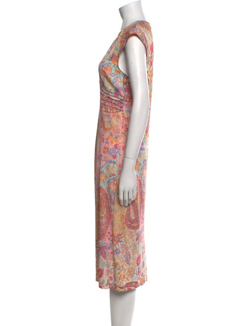 Etro Printed Midi Length Dress