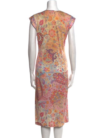 Etro Printed Midi Length Dress