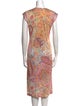 Etro Printed Midi Length Dress