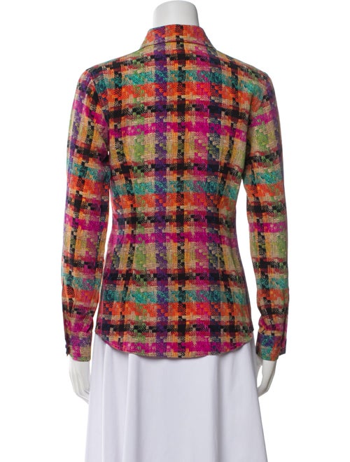 Etro Silk Printed Button-Up Top