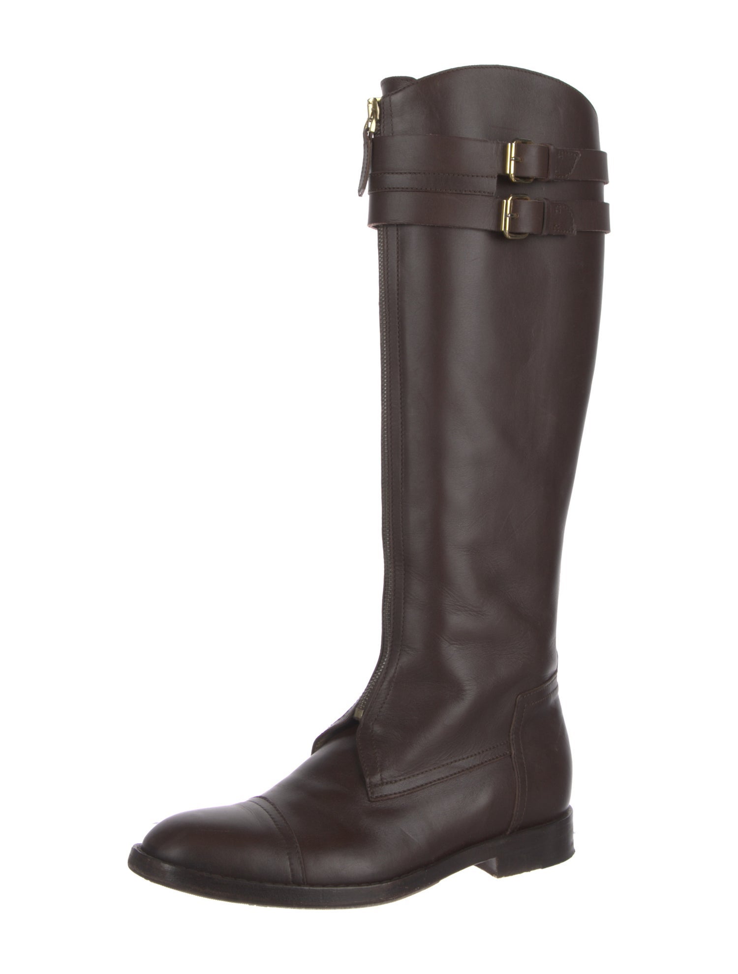 Etro Leather Riding Boots