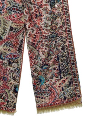 Etro Cashmere Paisley Print Scarf