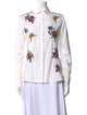 Etro Floral Print Long Sleeve Button-Up Top