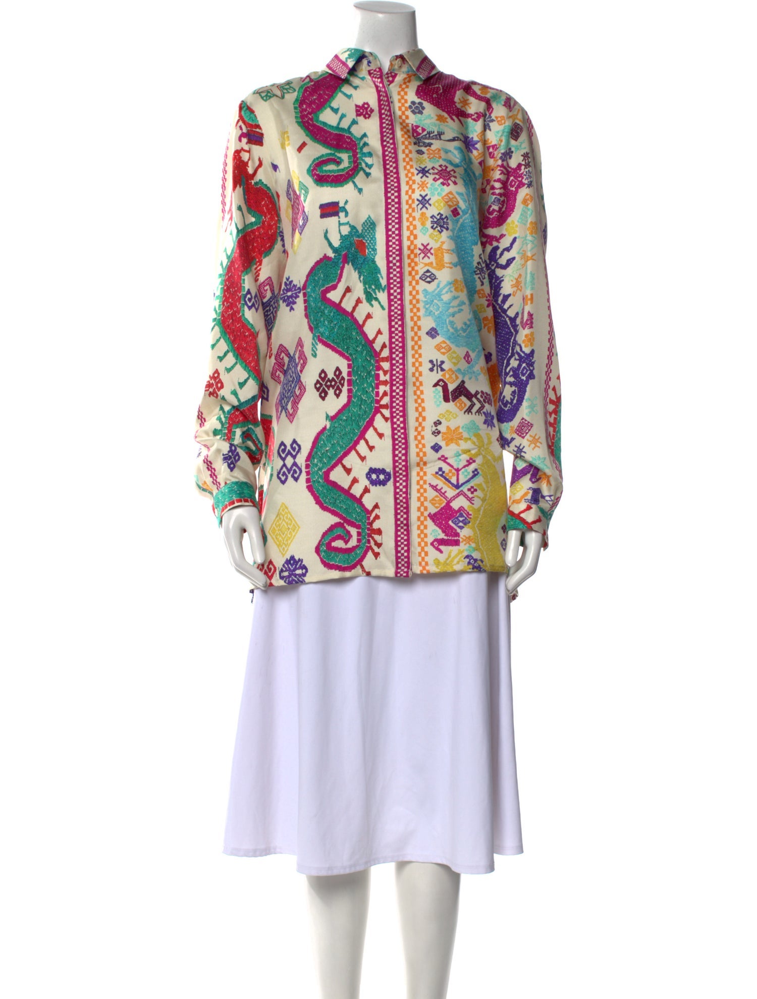 Etro Silk Printed Tunic