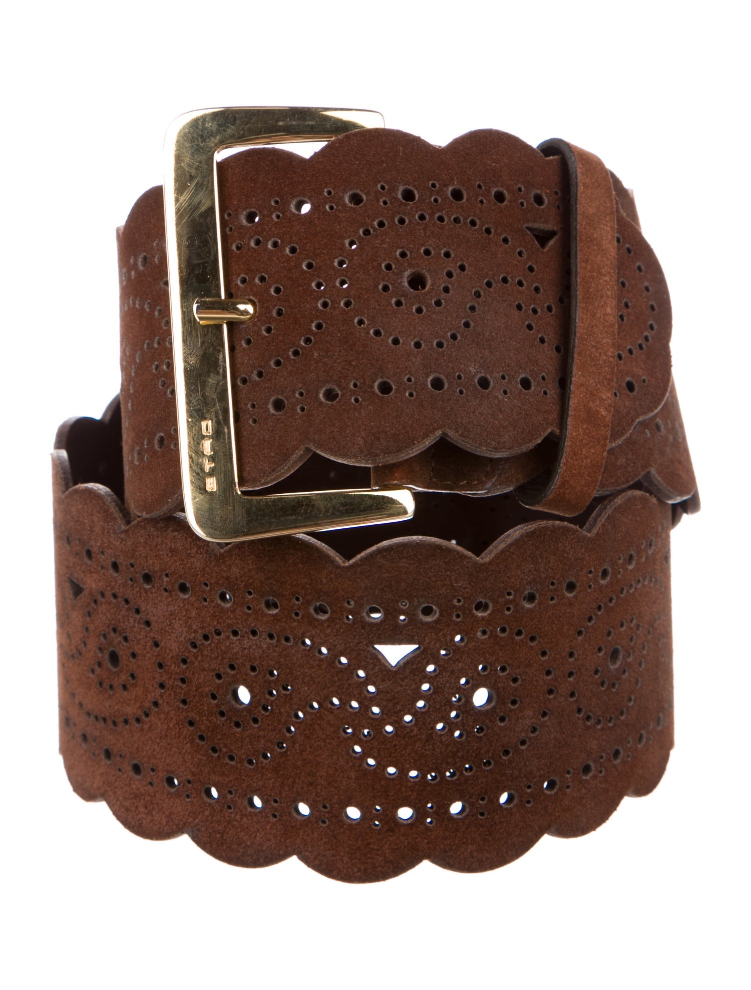 Etro Wide Leather Belt