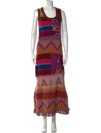 Etro Printed Long Dress