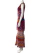 Etro Printed Long Dress