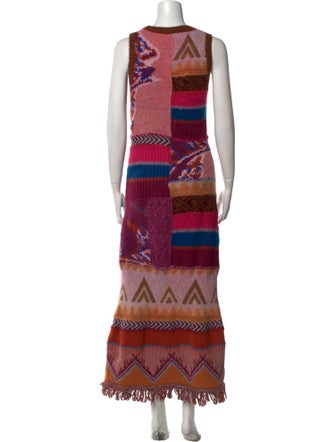 Etro Printed Long Dress