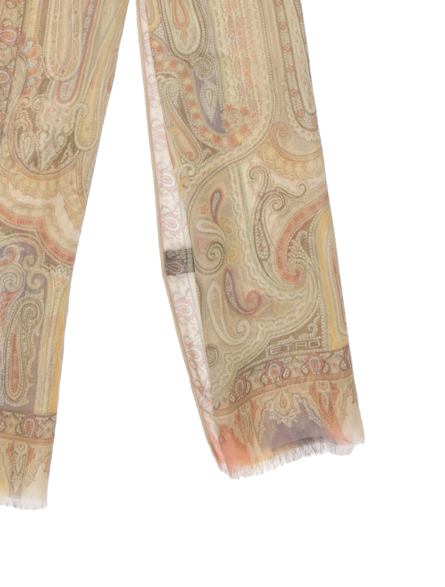 Etro Cashmere Paisley Print Scarf w/ Tags