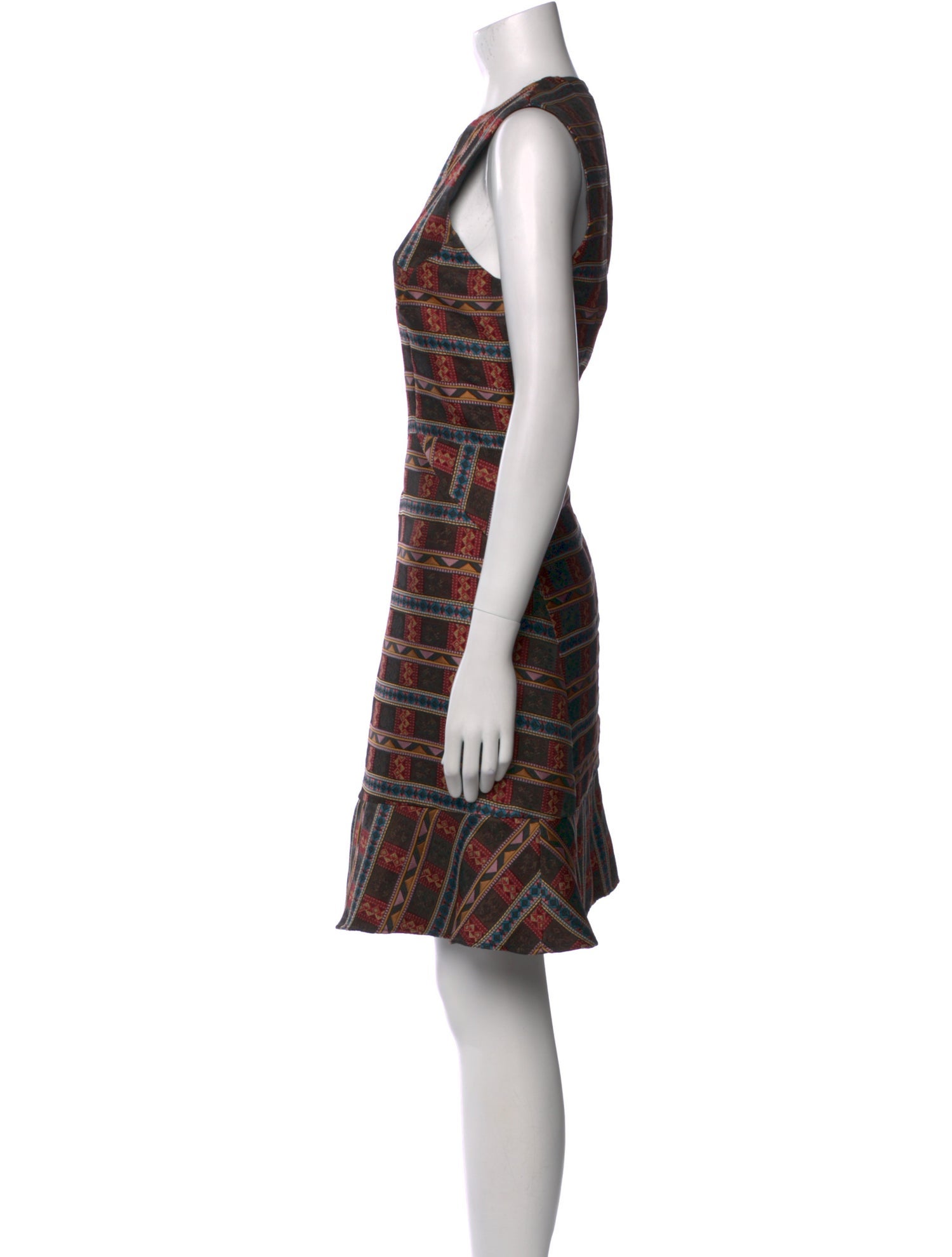 Etro Printed Knee-Length Dress