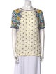 Etro Printed Bateau Neckline T-Shirt