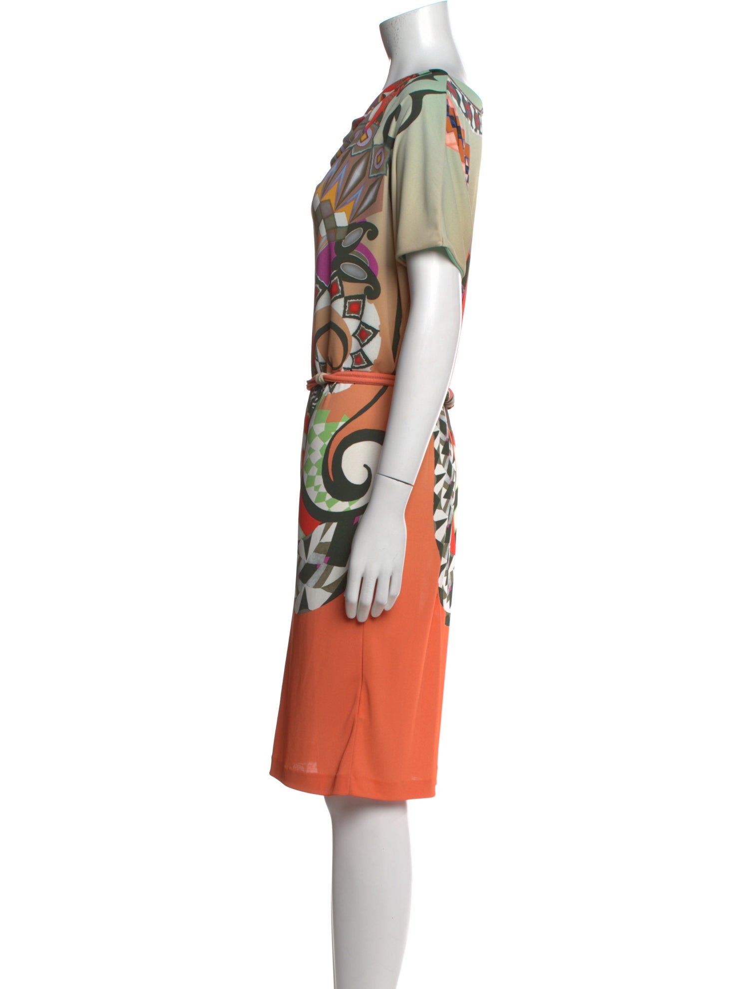 Etro Printed Knee-Length Dress w/ Tags