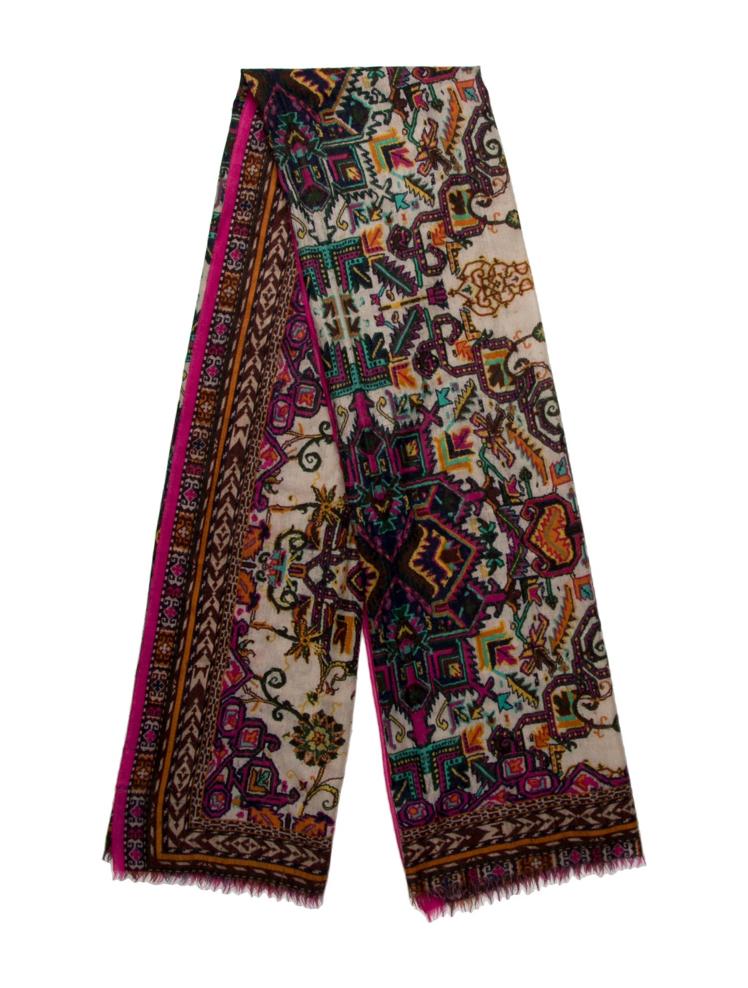 Etro Cashmere Printed Scarf