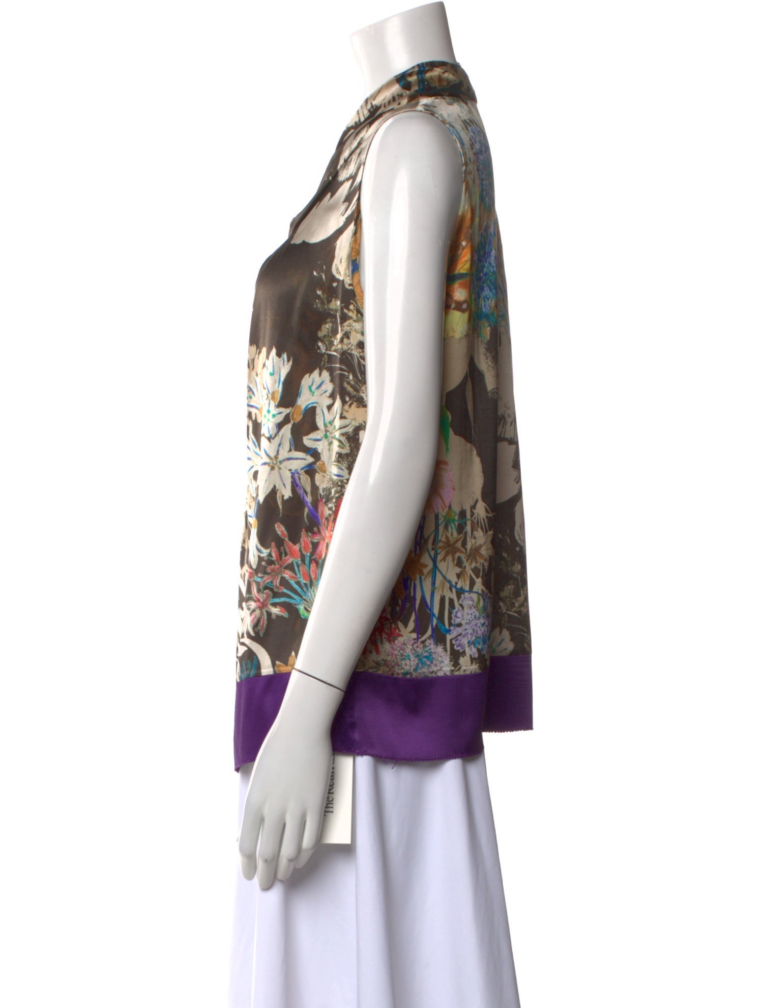 Etro Silk Floral Print Blouse
