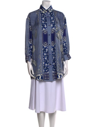 Etro Silk Printed Tunic
