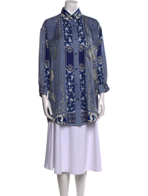 Etro Silk Printed Tunic